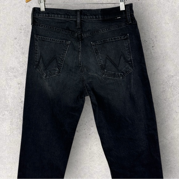 Mother Superior The Tomcat Jeans Womens Size 31 Black Lies Straight‎ Leg Denim - Picture 9 of 14